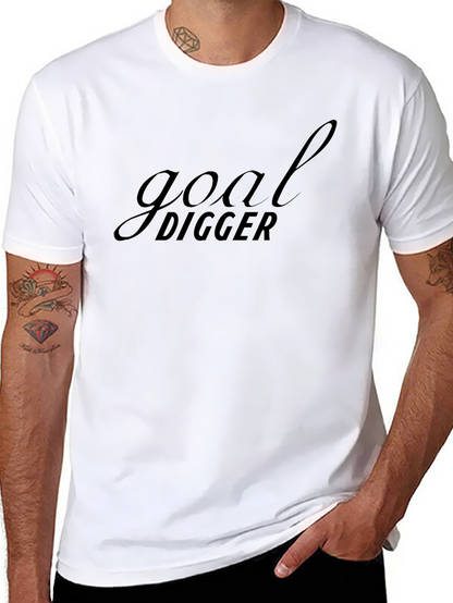 Goal Digger Black Graphic Tee