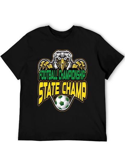 Football Championship State Champ Eagle T-Shirt