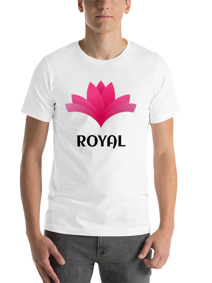 Royal Lotus Graphic Tee - Stylish Black T-Shirt