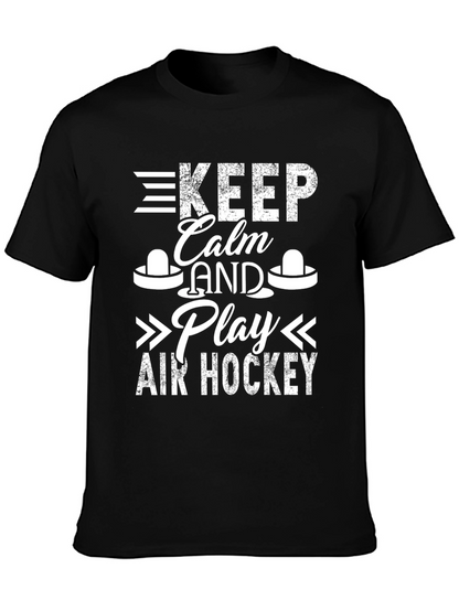 Keep Calm and Play Air Hockey T-Shirt