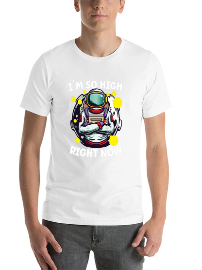 Im So High Right Now Astronaut Graphic T-Shirt