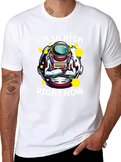 Im So High Right Now Astronaut Graphic T-Shirt