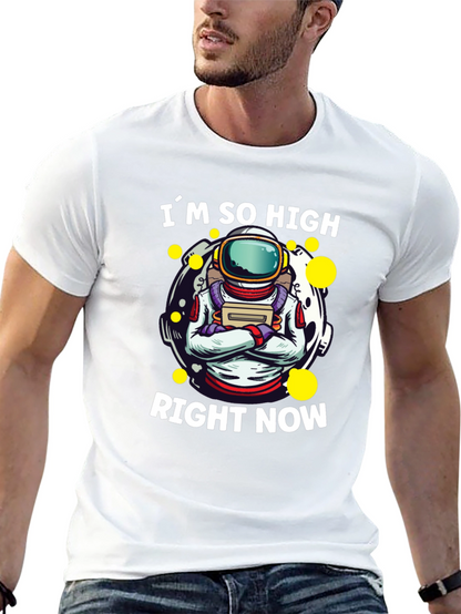 Im So High Right Now Astronaut Graphic T-Shirt