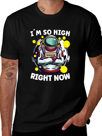 Im So High Right Now Astronaut Graphic T-Shirt