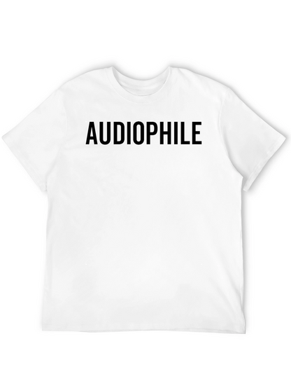 Audiophile Black T-Shirt - Music Lover Tee