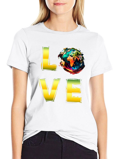 Love Earth Graphic Tee - Eco Friendly Design