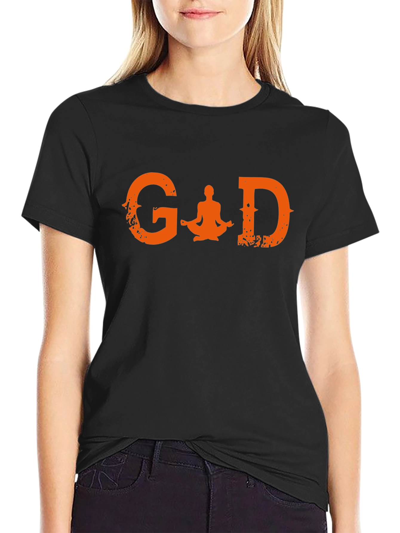 God Yoga Graphic T-Shirt - Relaxed Fit