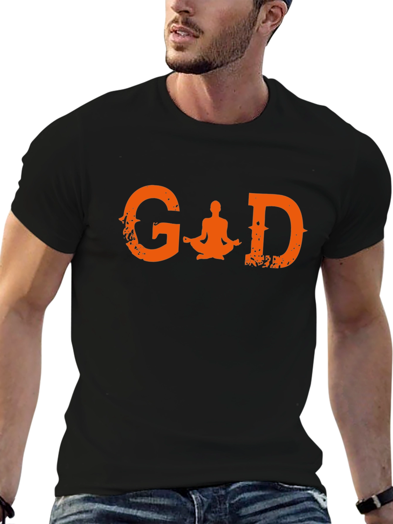 God Yoga Graphic T-Shirt - Relaxed Fit