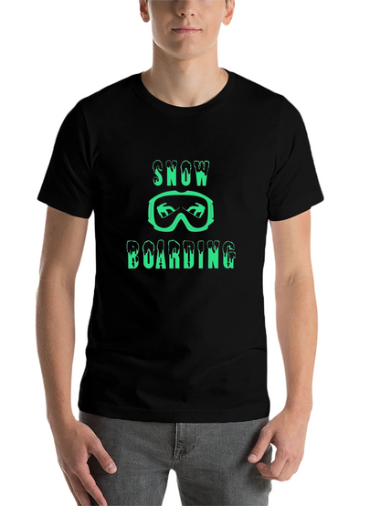 Snowboarding Graphic Tee - Cool Winter Sports Shirt
