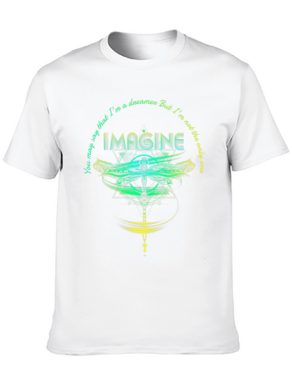 Imagine Dragonfly Graphic T-Shirt - Dreamer Tee
