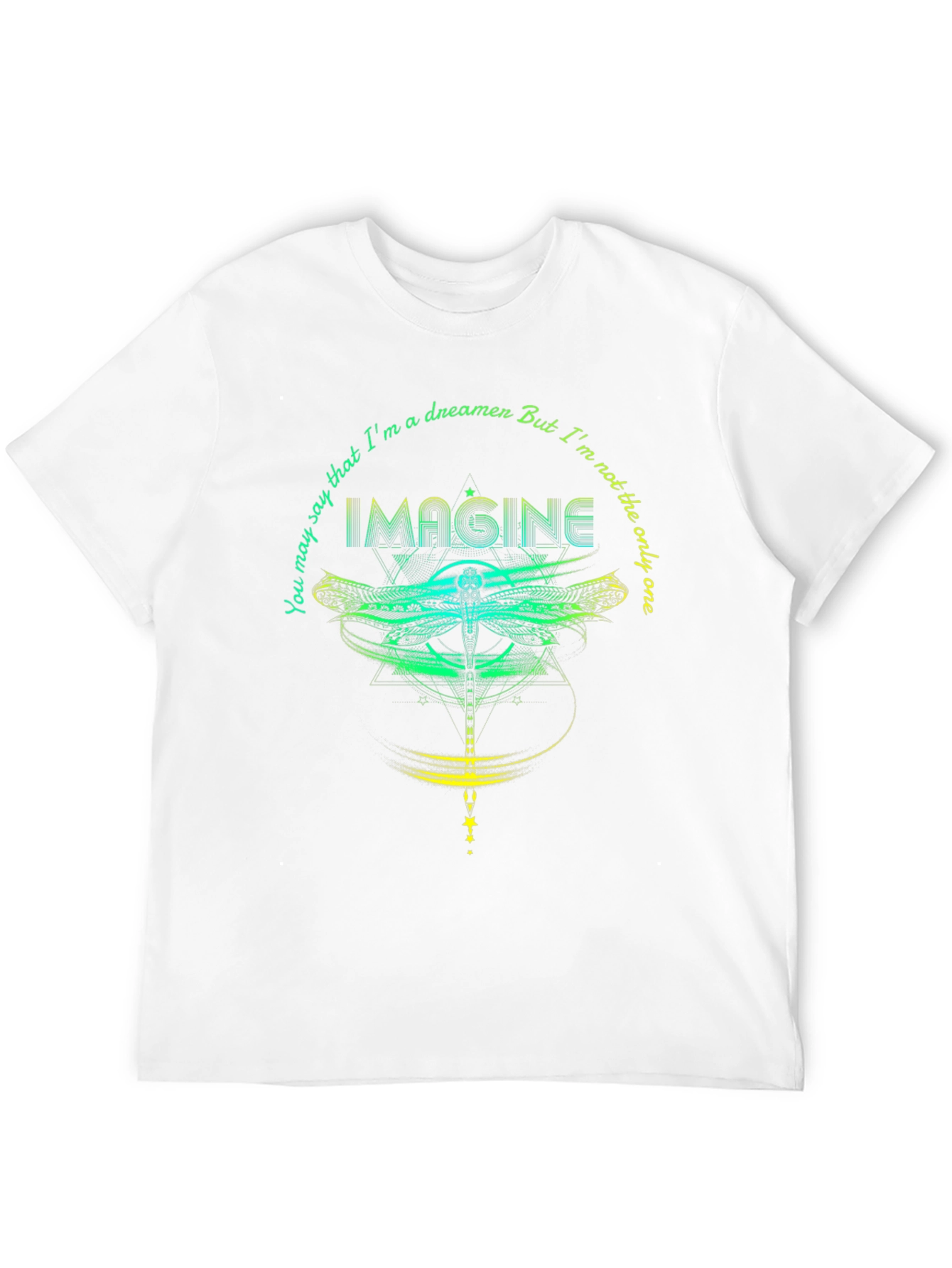 Imagine Dragonfly Graphic T-Shirt - Dreamer Tee