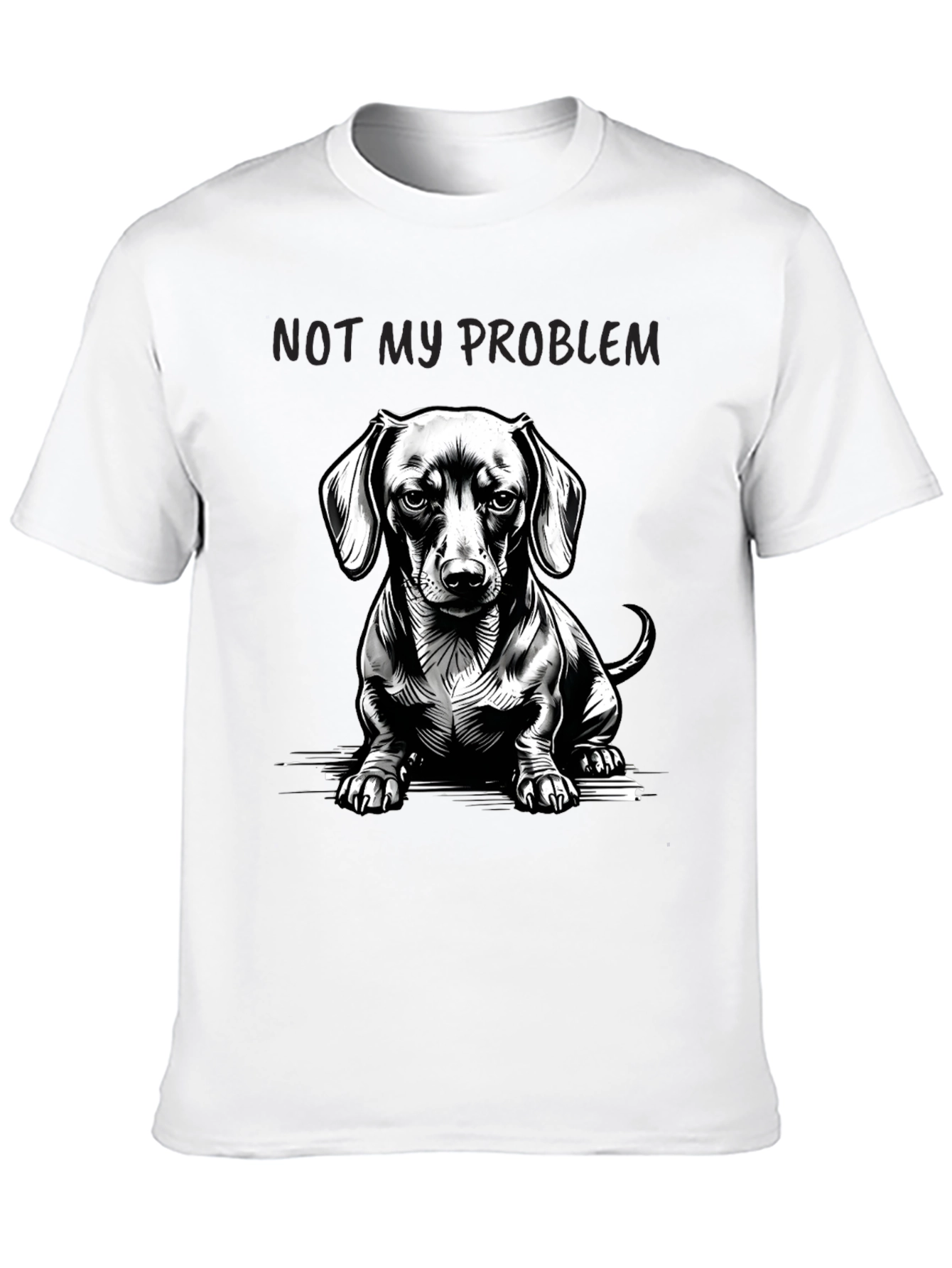 Dachshund Not My Problem Graphic Tee