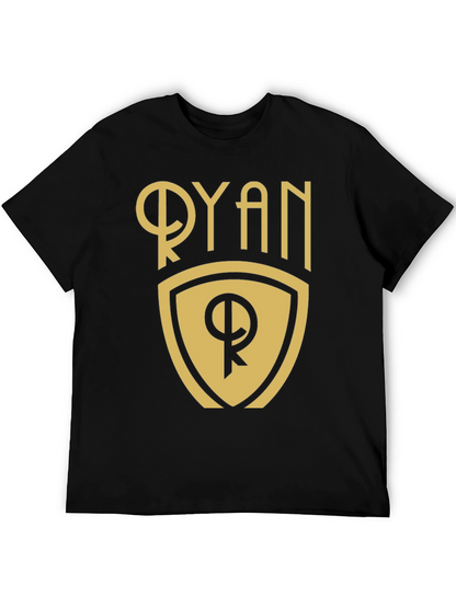 Ryan Crest Graphic T-Shirt - Black