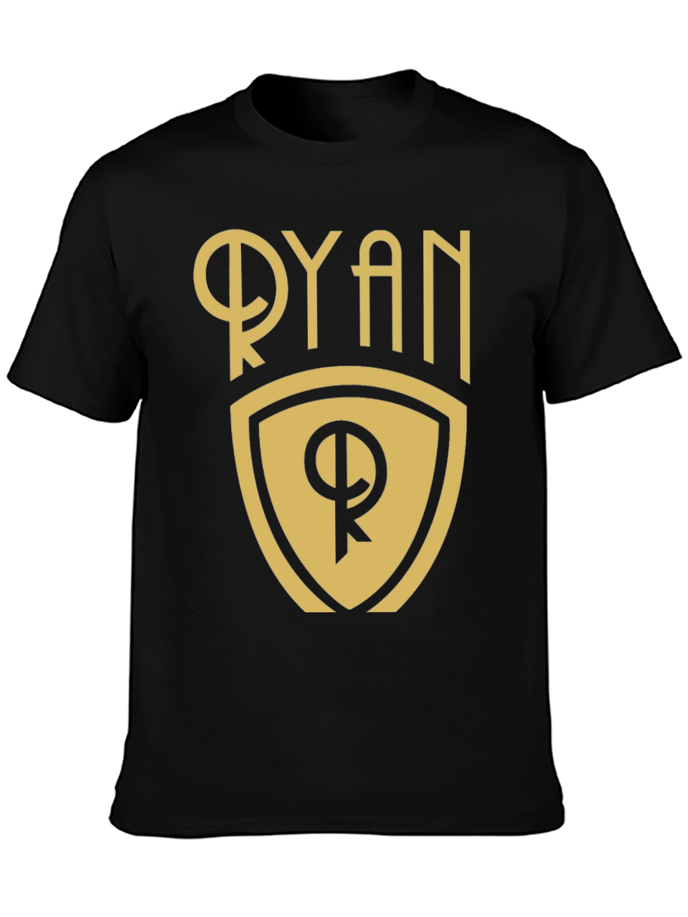 Ryan Crest Graphic T-Shirt - Black
