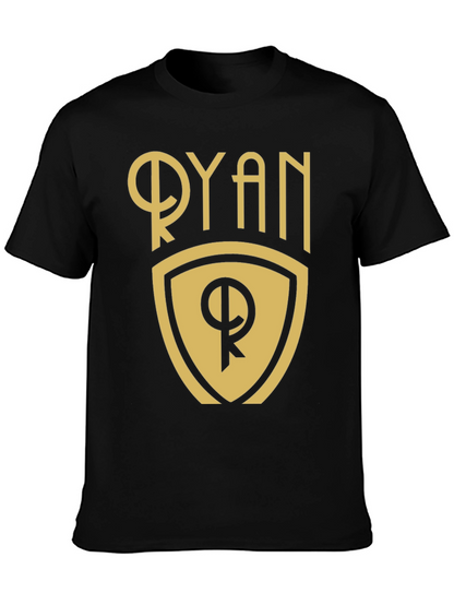 Ryan Crest Graphic T-Shirt - Black