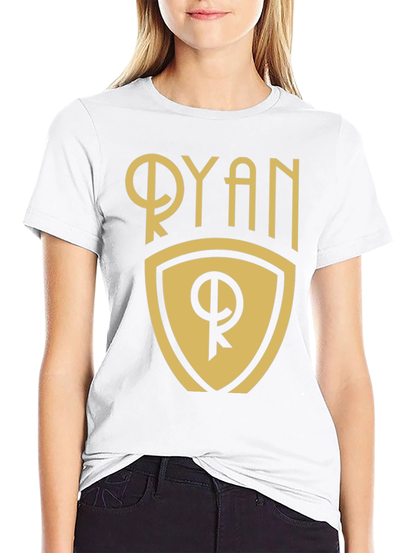 Ryan Crest Graphic T-Shirt - Black