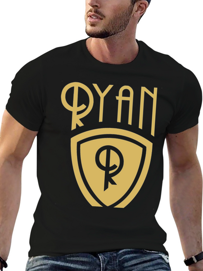 Ryan Crest Graphic T-Shirt - Black