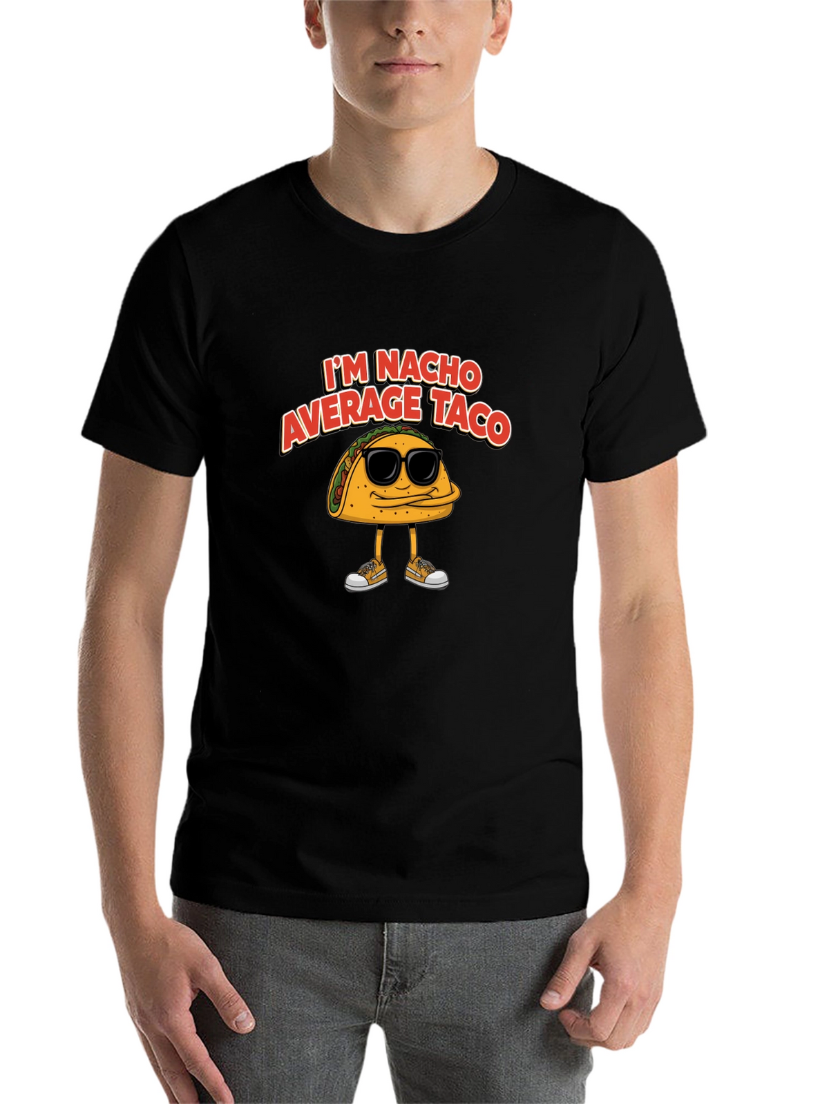 Nacho Average Taco Graphic T-Shirt
