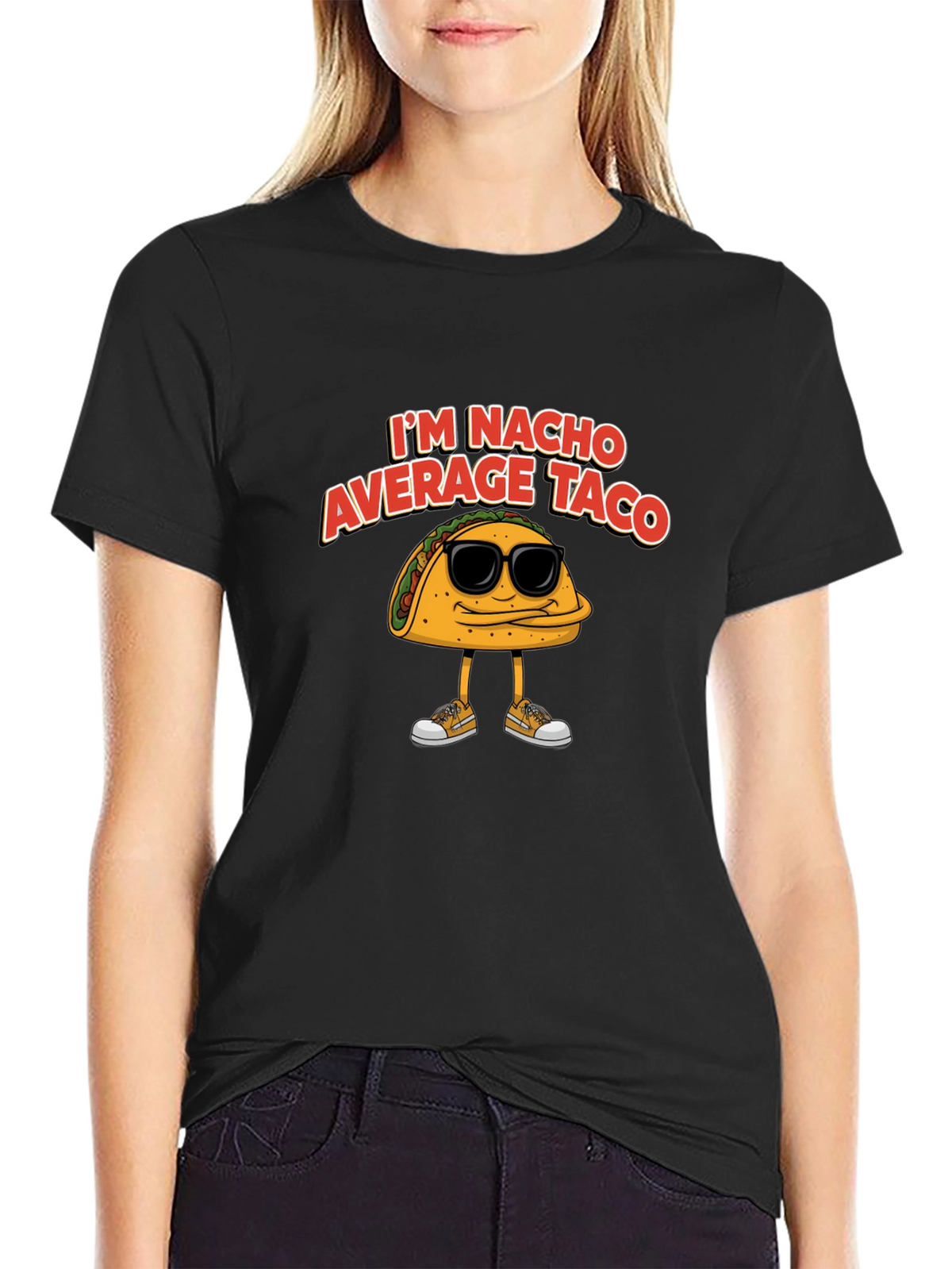 Nacho Average Taco Graphic T-Shirt