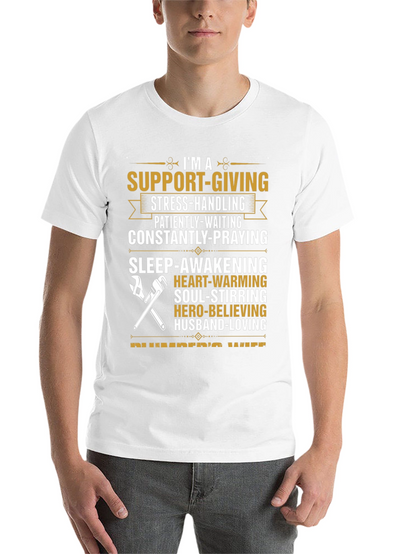 Support-Giving Plumbers Wife T-Shirt