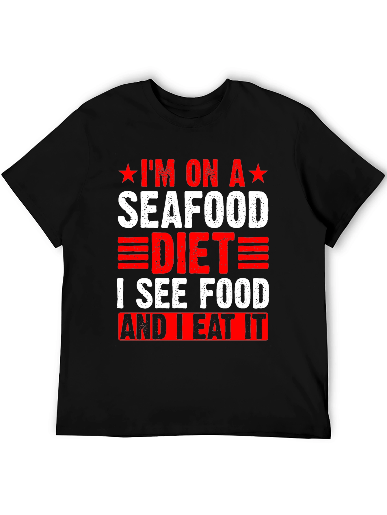 Seafood Diet T-Shirt - Funny Graphic Tee