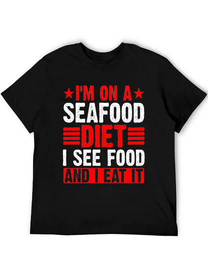 Seafood Diet T-Shirt - Funny Graphic Tee