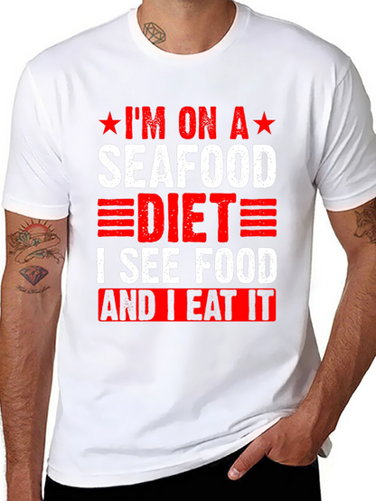 Seafood Diet T-Shirt - Funny Graphic Tee
