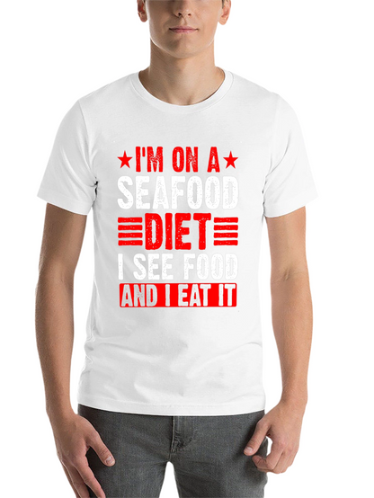 Seafood Diet T-Shirt - Funny Graphic Tee