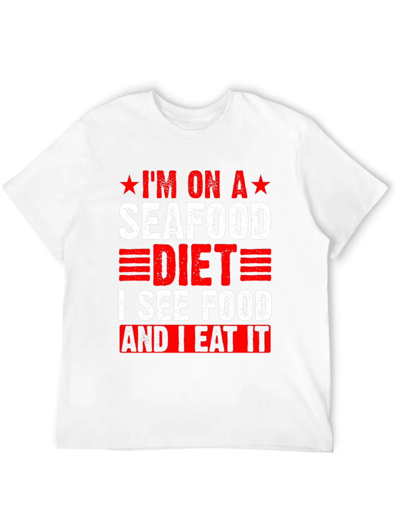 Seafood Diet T-Shirt - Funny Graphic Tee
