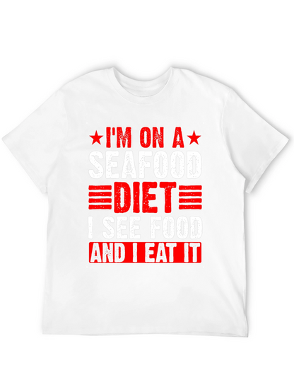 Seafood Diet T-Shirt - Funny Graphic Tee