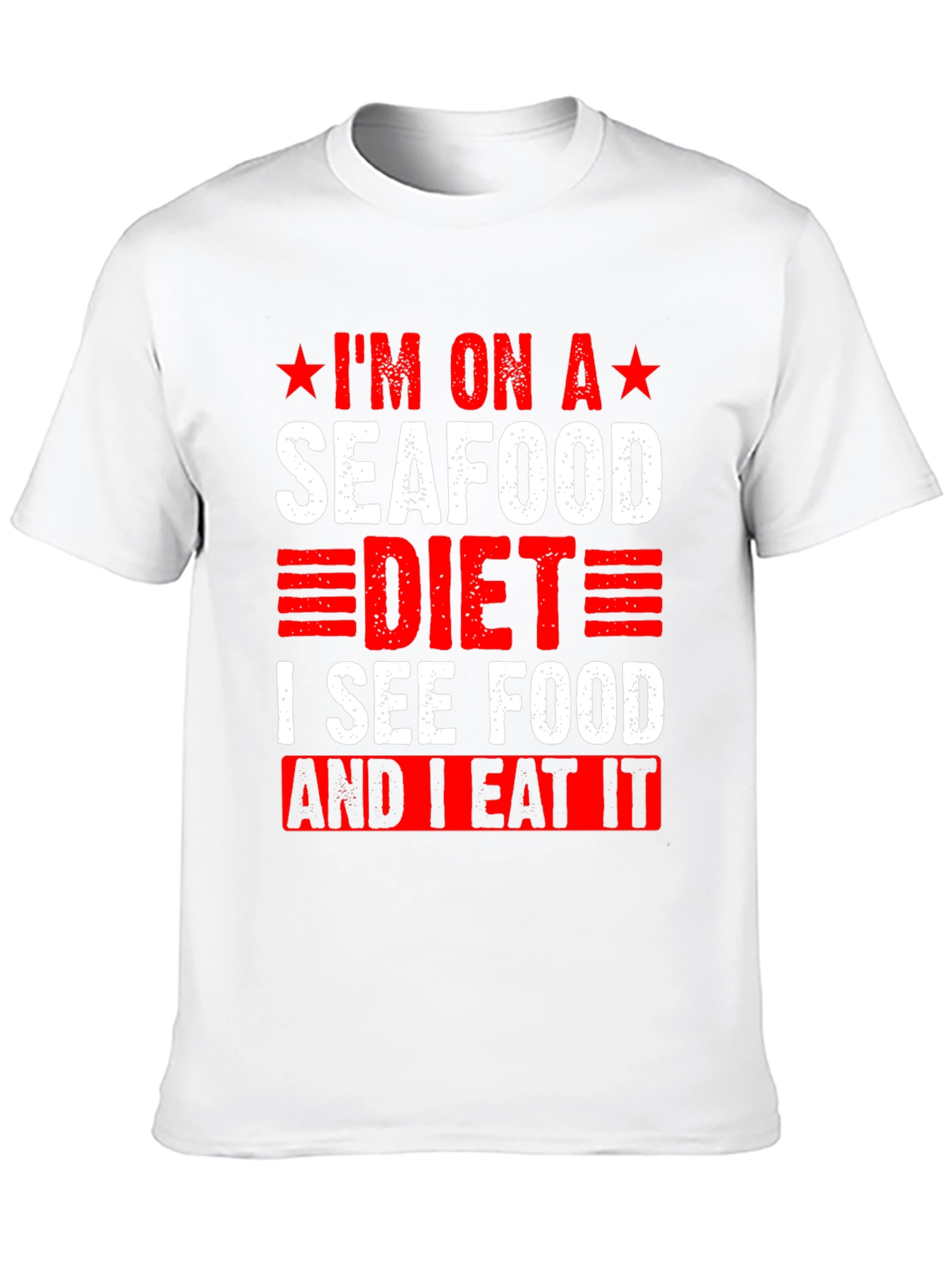 Seafood Diet T-Shirt - Funny Graphic Tee
