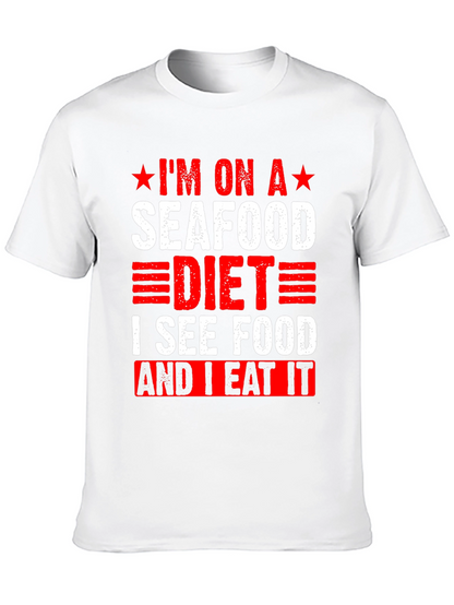 Seafood Diet T-Shirt - Funny Graphic Tee