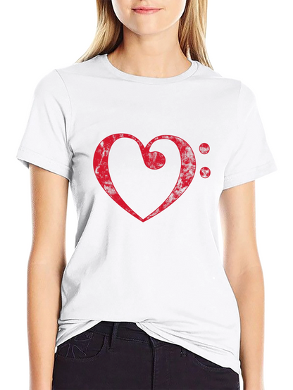 Musical Heart Graphic T-Shirt