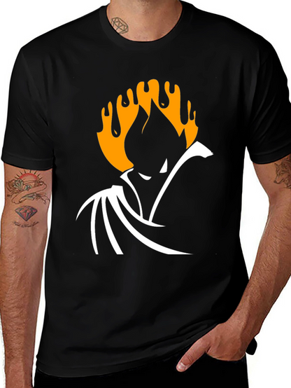 Mens Graphic Tee - Spooky Silhouette Design