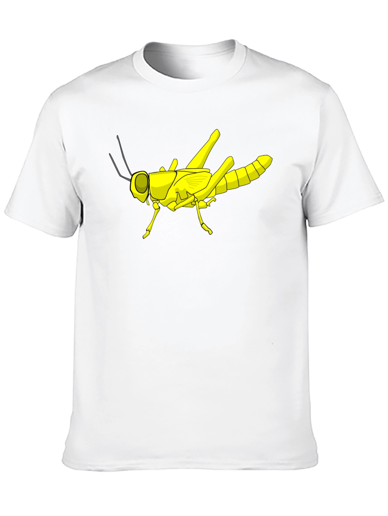 Grasshopper Graphic Tee - Black Cotton T-Shirt