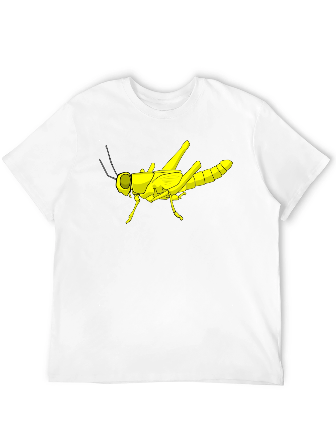 Grasshopper Graphic Tee - Black Cotton T-Shirt