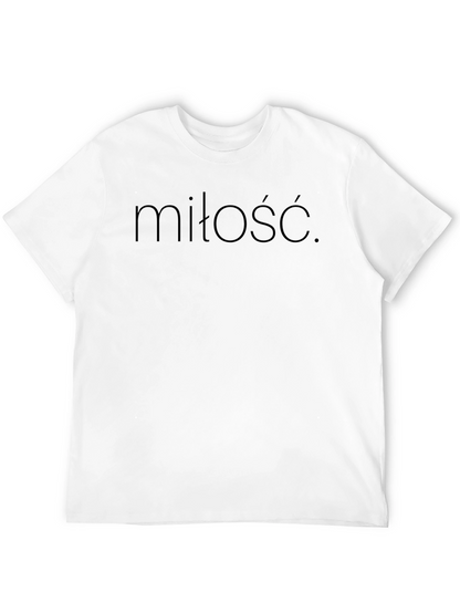 Love in Polish - miłość T-Shirt Black
