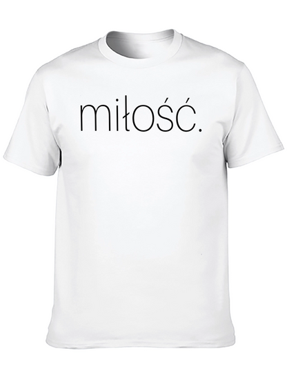 Love in Polish - miłość T-Shirt Black