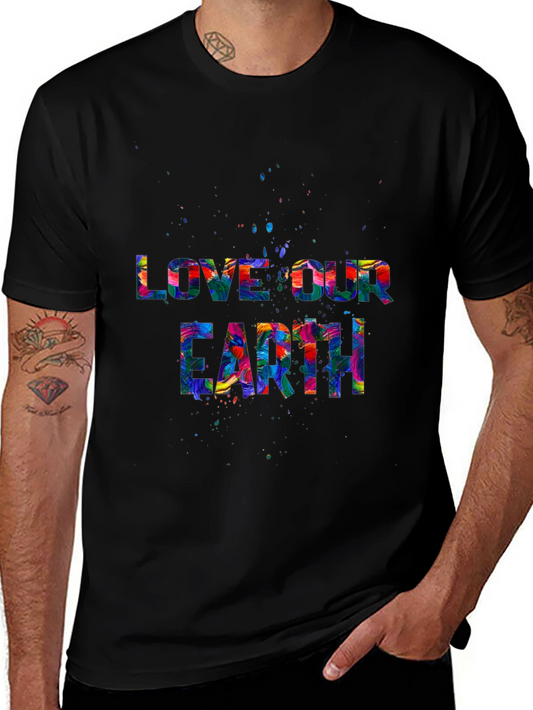 Love Our Earth Graphic Tee - Black