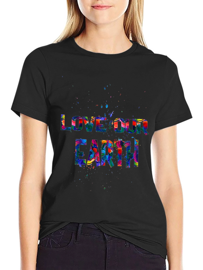 Love Our Earth Graphic Tee - Black