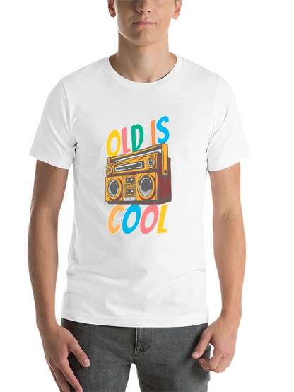 Retro Boombox T-Shirt - Old is Cool Graphic Tee