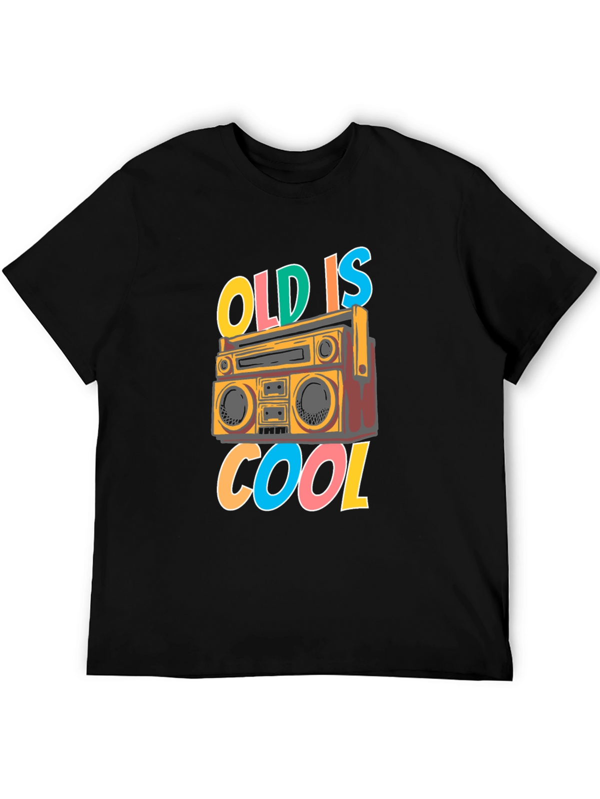 Retro Boombox T-Shirt - Old is Cool Graphic Tee