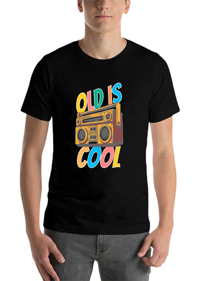 Retro Boombox T-Shirt - Old is Cool Graphic Tee