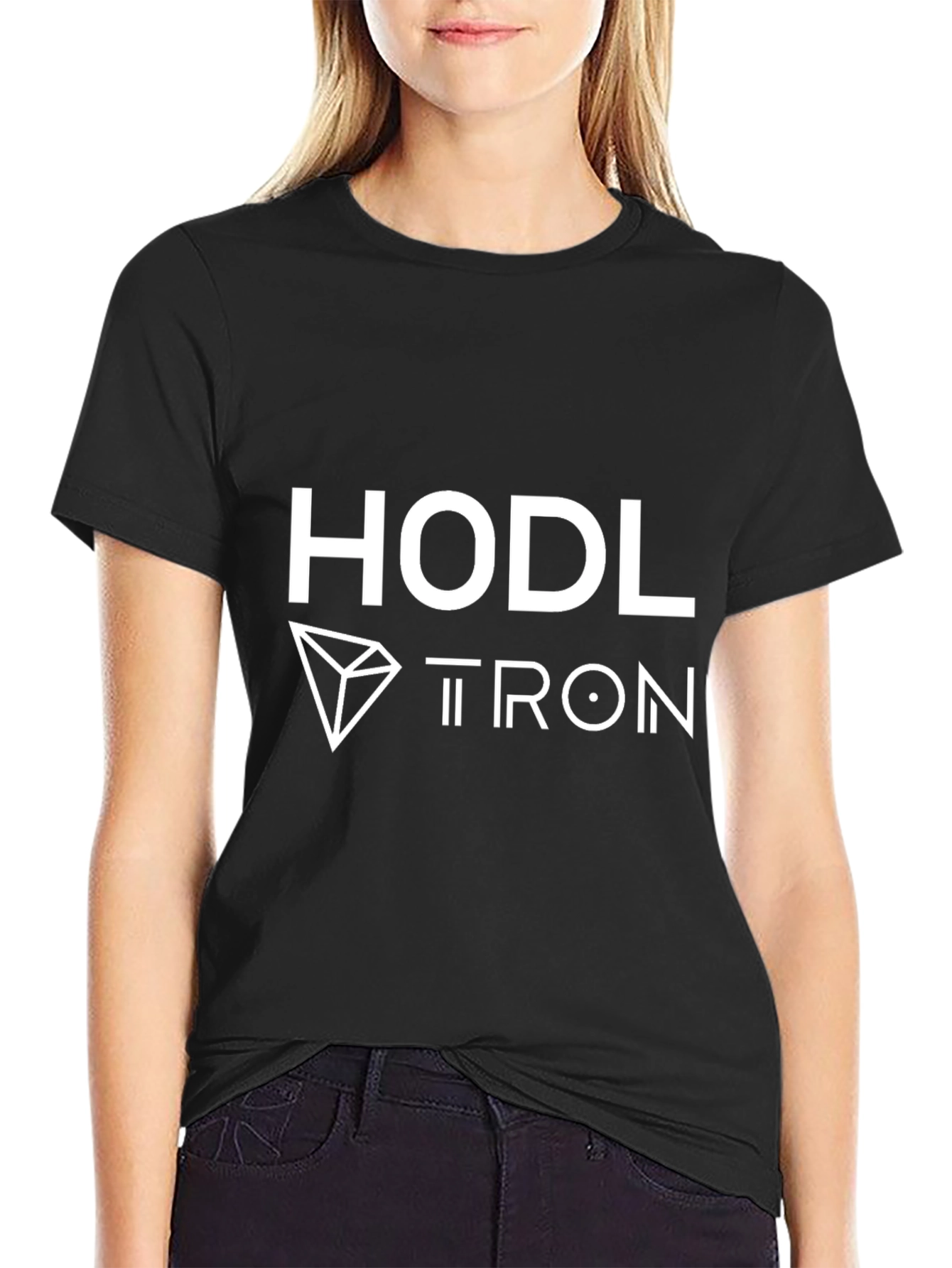 HODL TRON Black T-Shirt Crypto Apparel