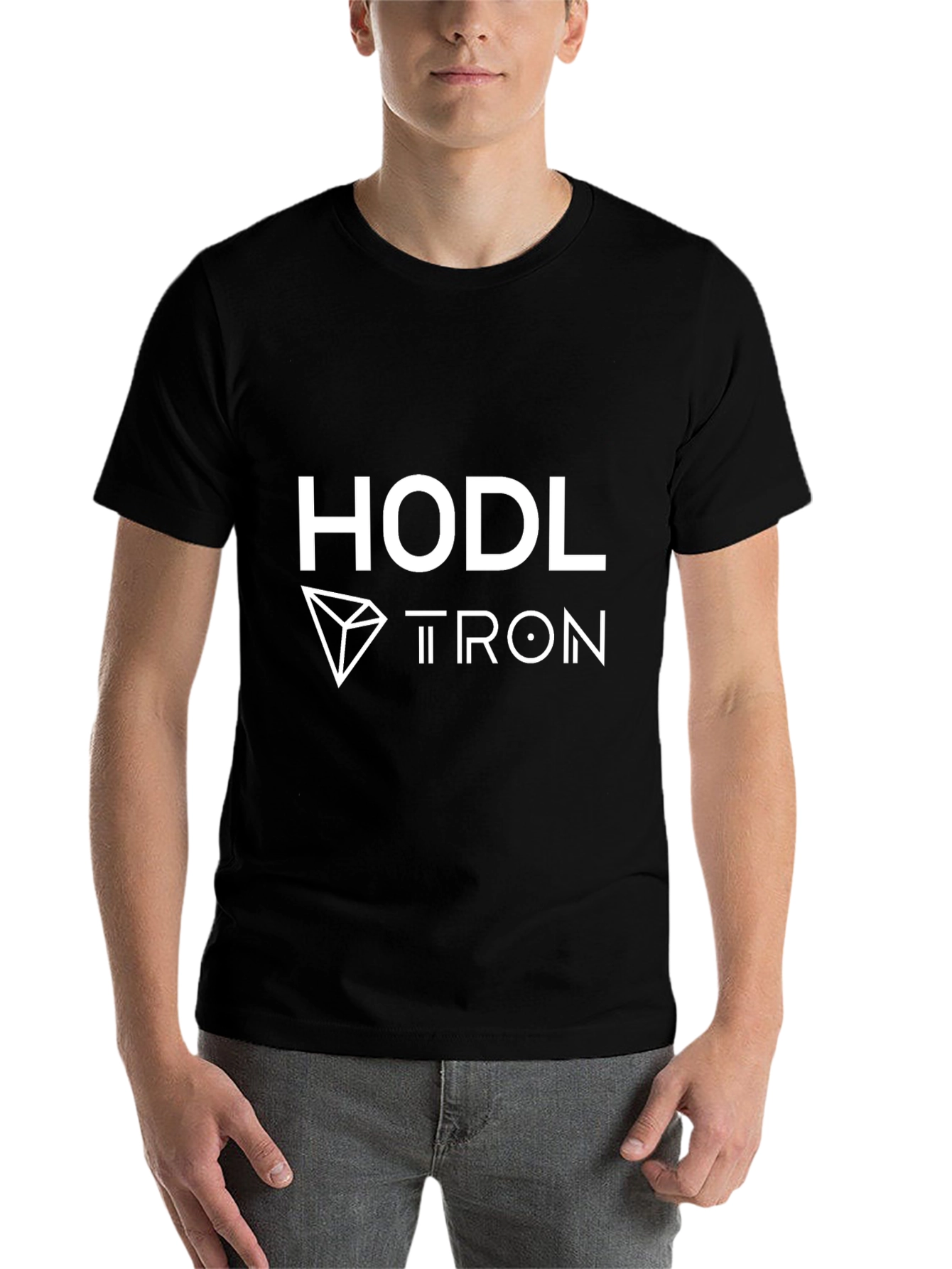 HODL TRON Black T-Shirt Crypto Apparel