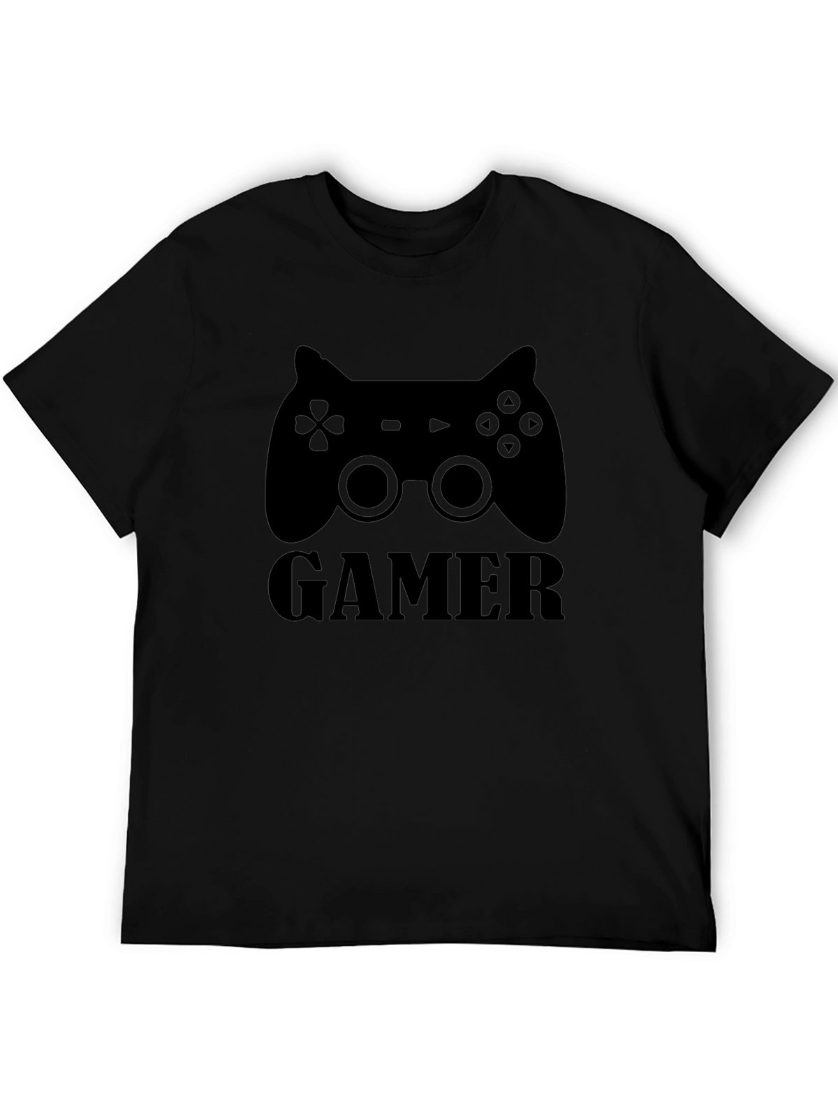 Gamer Controller T-Shirt - Black Gaming Tee