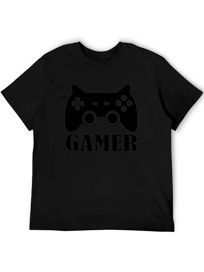 Gamer Controller T-Shirt - Black Gaming Tee