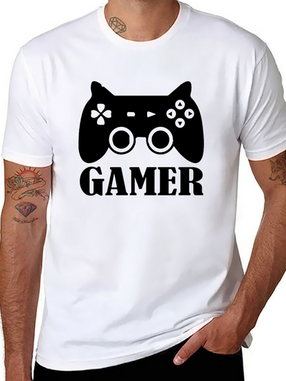 Gamer Controller T-Shirt - Black Gaming Tee