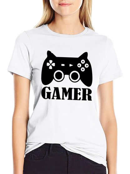 Gamer Controller T-Shirt - Black Gaming Tee
