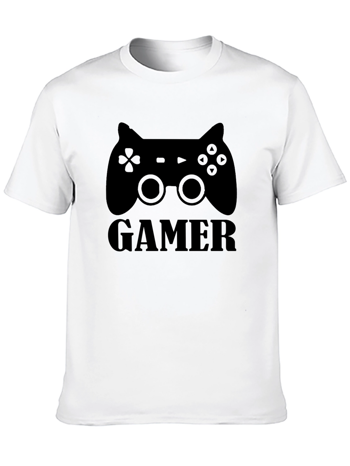 Gamer Controller T-Shirt - Black Gaming Tee